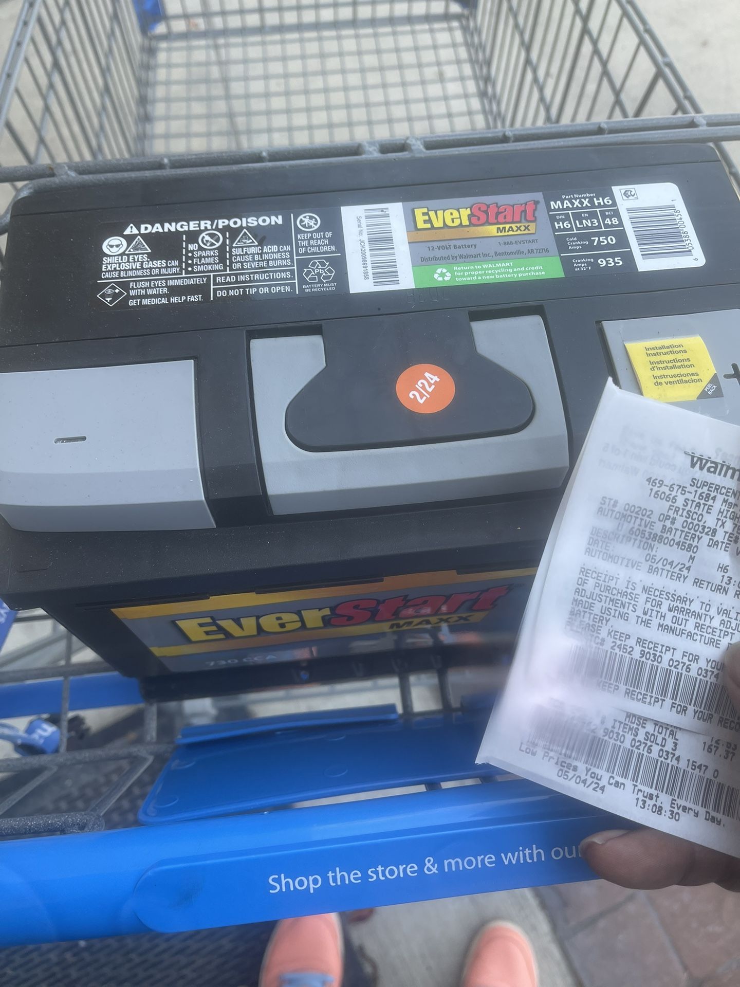Everstart Maxx H6 Battery 3-Year Warranty Brand New