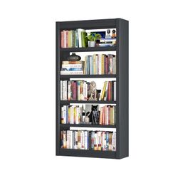 Bookshelf, 5-Tier Bookcase, Modern Bookshelves with Adjustable Shelves, Book Shelf for Home Office, Living Room, Garage, 