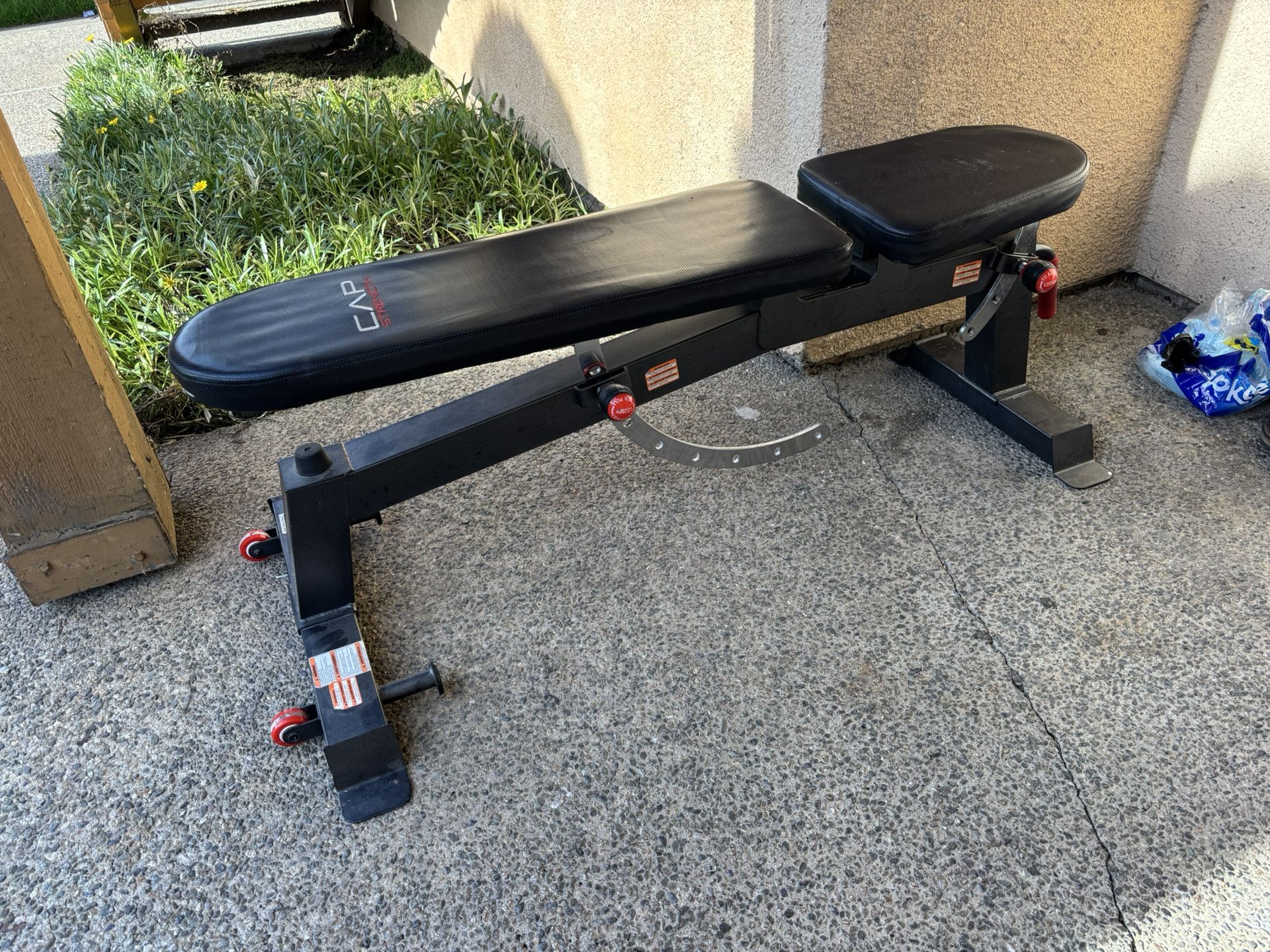 Adjustable Weights Bench $50 Firm
