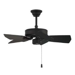 Craftmade Piccolo 30-Inches Flat Black Standard Ceiling Fan Light kit compatible NEW