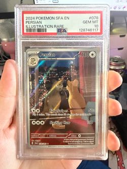 PSA 10 Persian Illustration Rare 078/064 Pokemon SFA