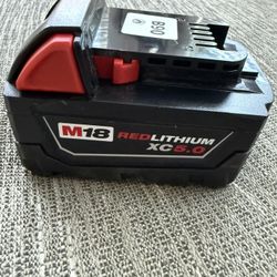 Milwaukee M18 18-Volt 5.0 Ah Lithium-lon XC Extended Capacity Battery Pack