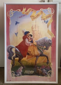 Framed Snow White Poster