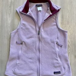 Vintage PATAGONIA Synchilla Purple Vest Size Womens Medium