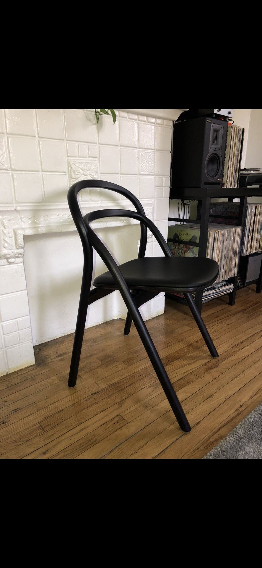 Hem “Udon” Chair With Leather Seat Cushion