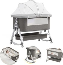 4 in 1 Baby Bedside Bassinet