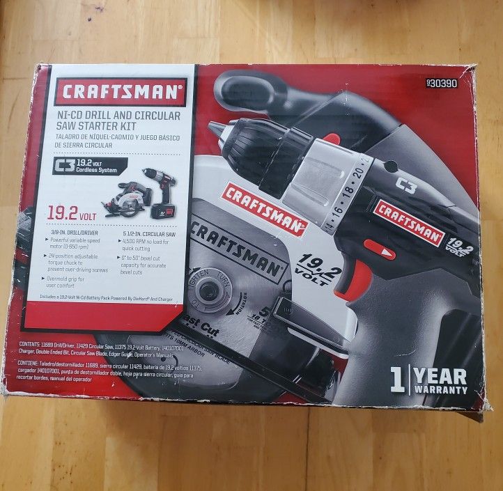 Craftsman Drill & Circular saw kit