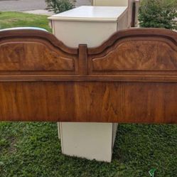 Oak headboard