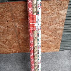 Inspirations from Hallmark Christmas Wrapping Paper 3 Roll Bundle