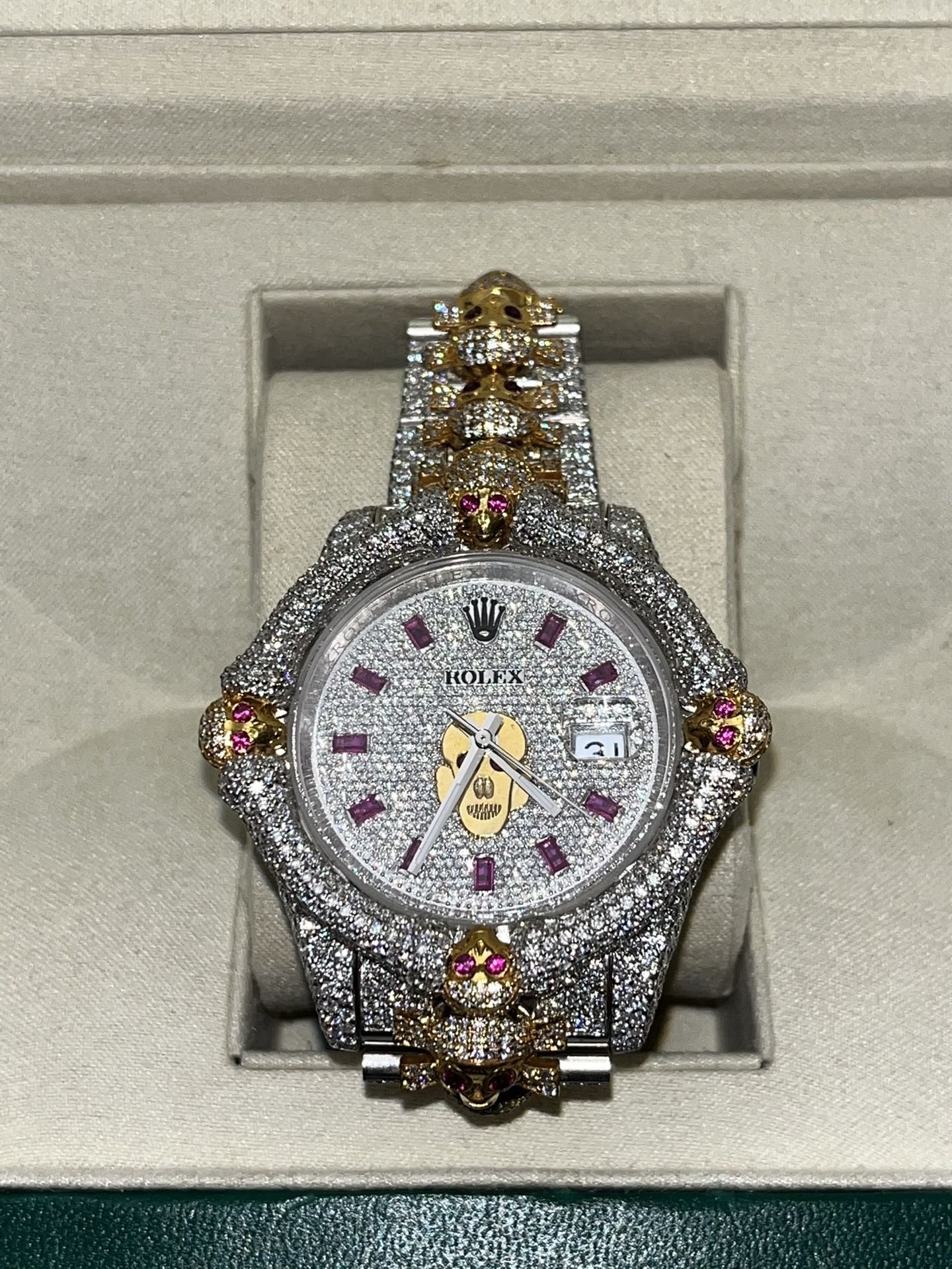 Moissanite "Grim Reaper" Rolex