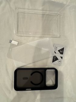 iPhone 15/16/17 Pro Max Case + Screen Protector