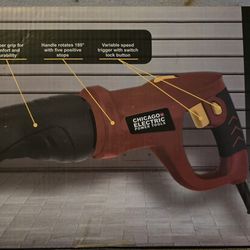 6 Amp RECIPROCATING SAW with rotating handle