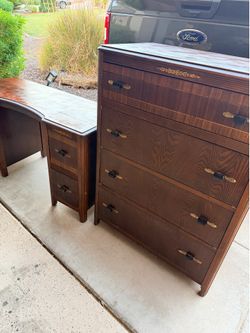 Art deco dresser and vanity/desk!