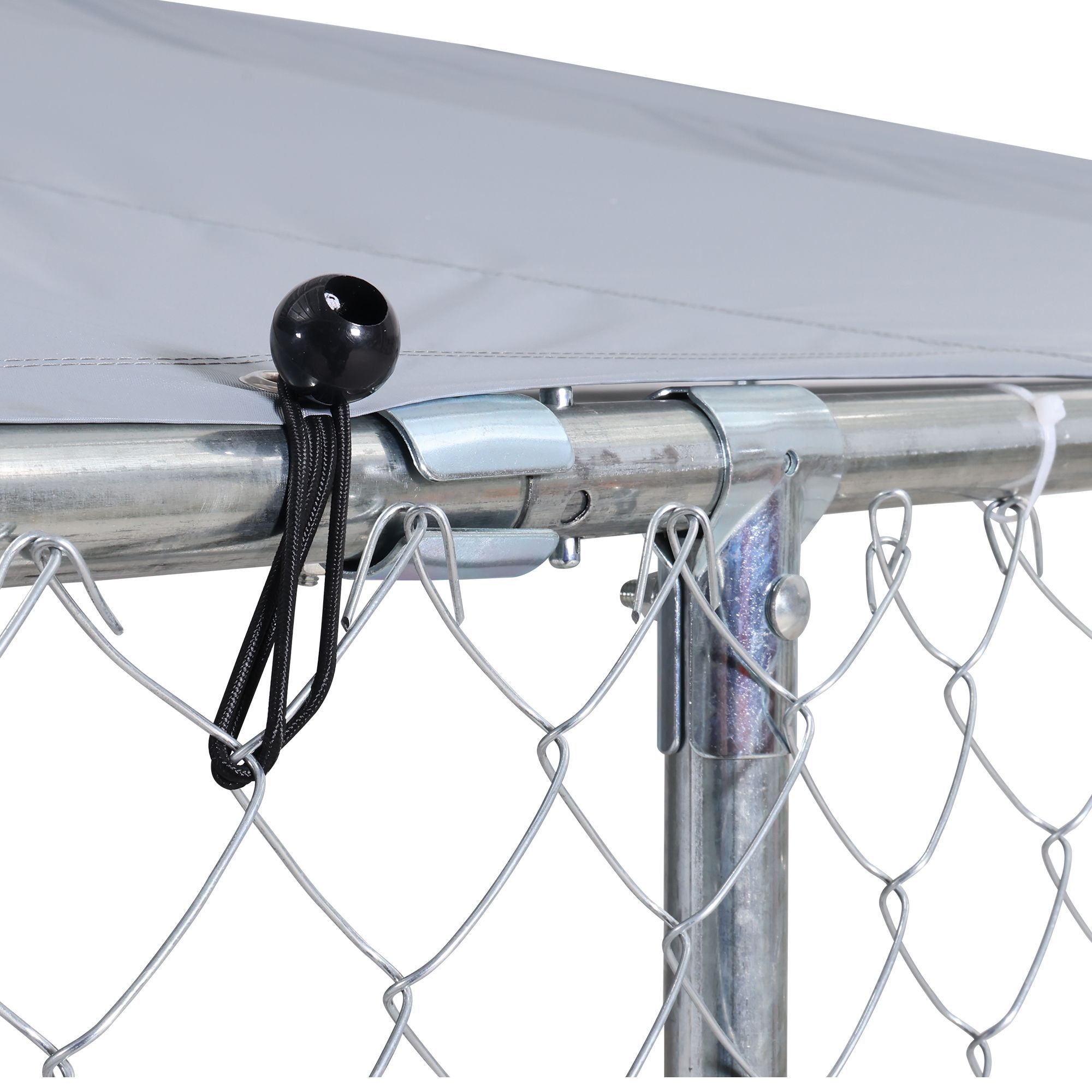 Dog Kennel Outdoor with Waterproof Canopy 181 * 181 *71.65