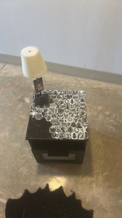 Sticker bomb nightstand