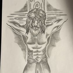 Handmade pencil Drawing # jesus christ