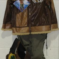 Aviator Kids Costume Size 5-6 