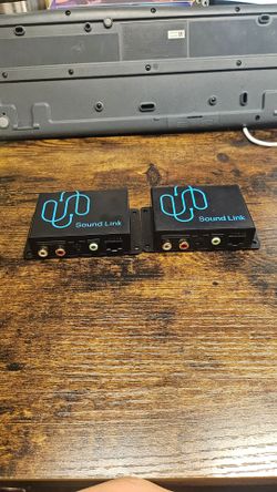 Sewell Sound Link Audio over single cat5e or cat6, 3.5mm or RCA, 600m or 2000 ft, bi-directional, up to two inputs/outputs Black


New never used, doe