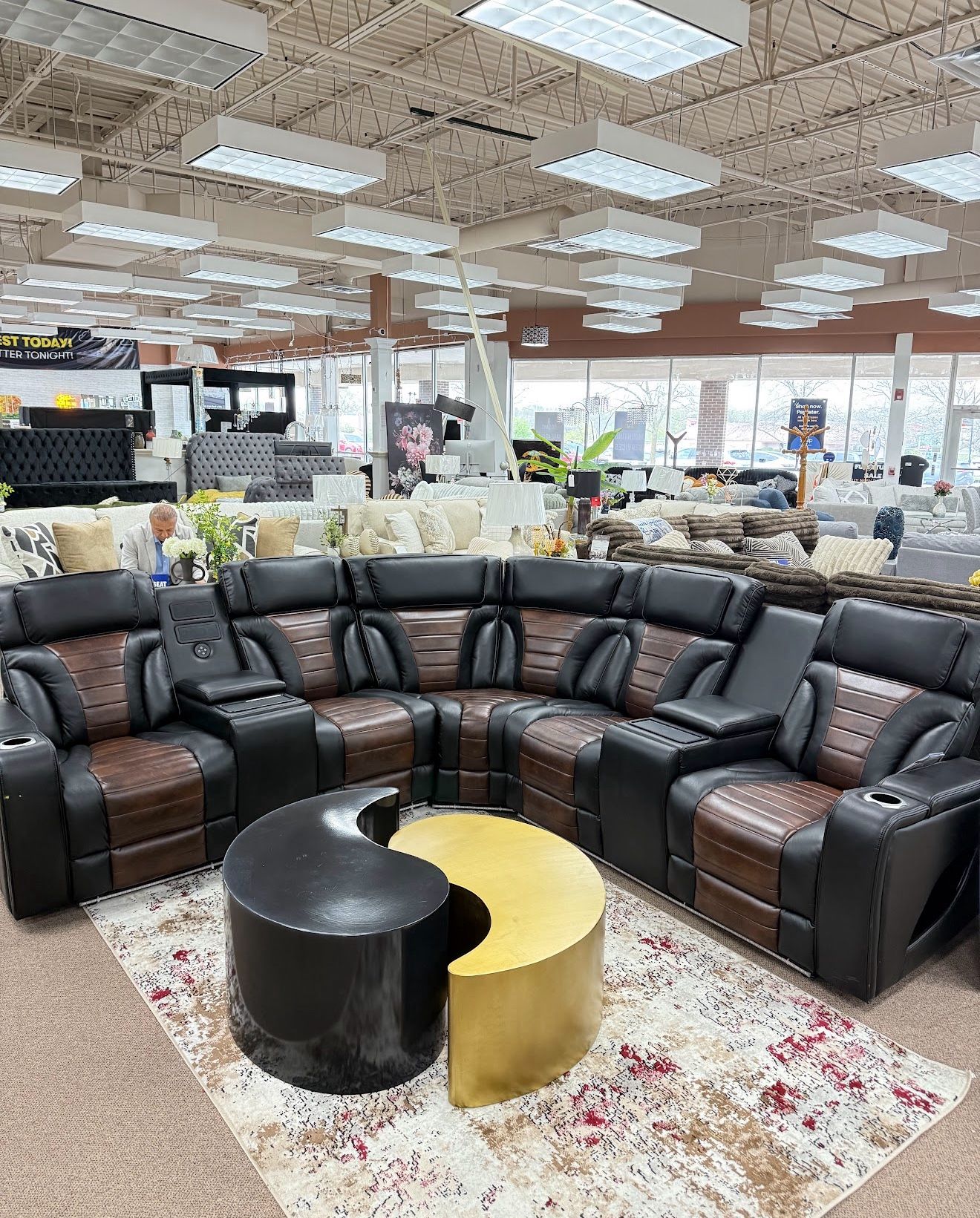 Sectional Leather , Recliners