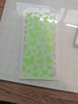Butterfly Stencil, Slim Line Size