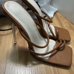 Brown Heels Size 6.5 