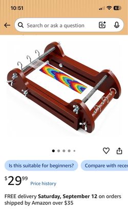Wooden Embroidery Needlework Frame with Scroll Bars