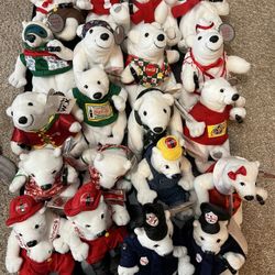 Coca Cola Plush Toys - $4 each or best offer.