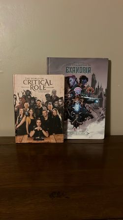 Critical Role Art And History Books Double Feature
