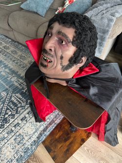 Rare Blackula Halloween Mask &cape