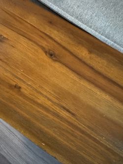 Pick up at Hunters Glen Apartments – Plainsboro – wooden bench