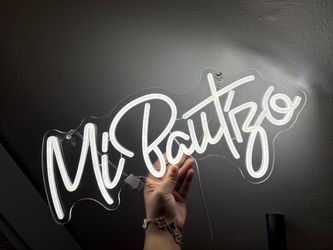 LED MI BAUTIZO SIGN