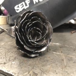 Stainless Steel Rose 