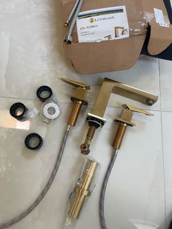 Faucet - made in Italy - brushed gold