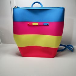 Gummy Silicone Backpack Confetti- Rainbow