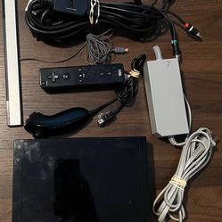 Nintendo Wii Video Game Console RVL-001 Black Tested Works