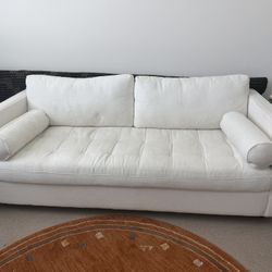 Joybird White Sleeper Sofa