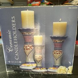 Ceramic Candle Holder 