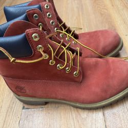 Timberland Red Boots Men’s US Size 12