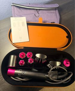 Dyson Airwrap Complete Styler Nickel/Fuschia Excellent Condition With Storage