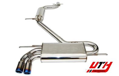 INVIDIA Q300 110mm Titanium Roll Tip Catback Exhaust for GTi Mk5 06-09 FSI 2.0