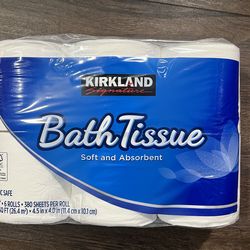 New Kirkland bath tissue toilet papers 18 rolls
