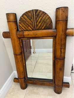 Tropical Bamboo Mirror(37x28
