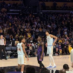 LA LAKERS 2025-2026 Season Tickets (2) Floor Seats Section 103 Row 6