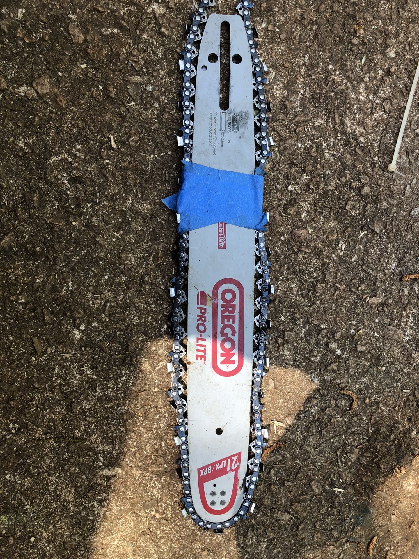15”Oregon chainsaw bar with stihl chain