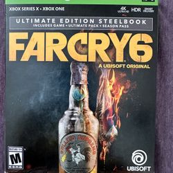Far Cry 6 Ultimate Edition With Steelbook And Game 