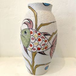 Vintage MCM Italian Fish Vase