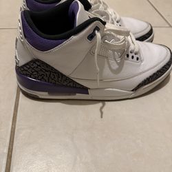 Size 9.5 Jordan 3s retro Gs for sell