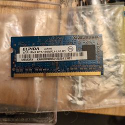 4G Elpida Laptop Memory
