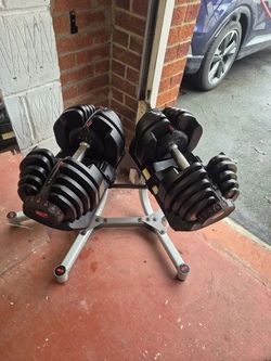 Bowflex dumbbells