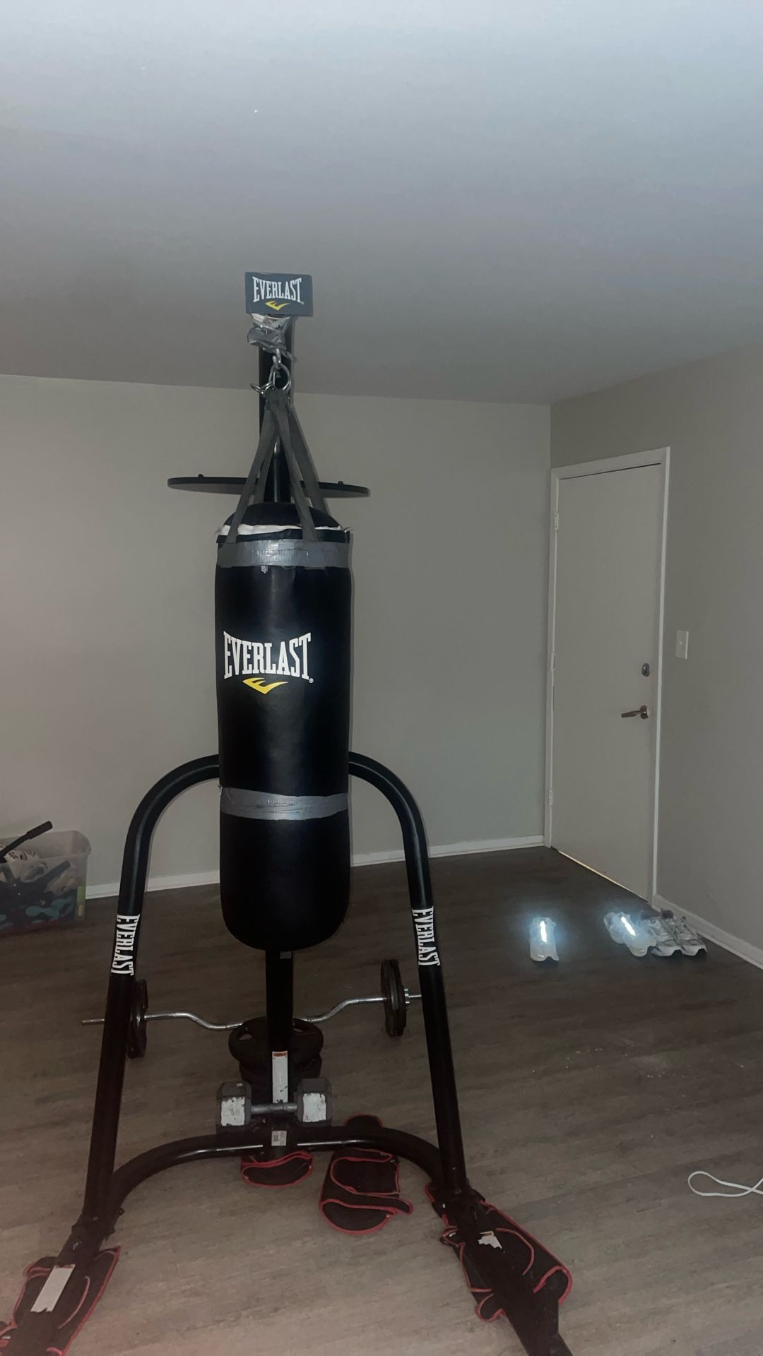 Everlast Heavy Bag And Stand